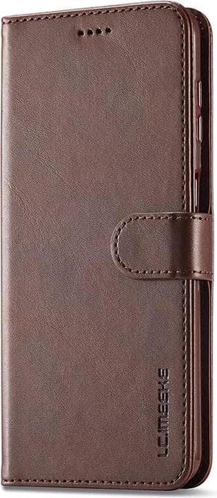 Image du produit LC.Imeeke Huawei P30 - Etui portefeuille avec 3 emplacements pour cartes & fermeture magnétique, marron (Huawei P30)