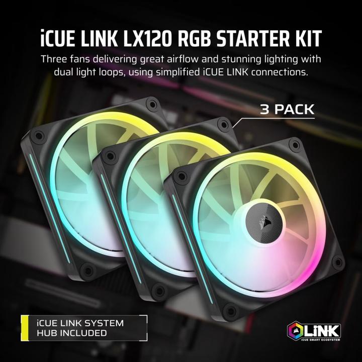 Image du produit Corsair Link LX120 (120 mm, 3 x)