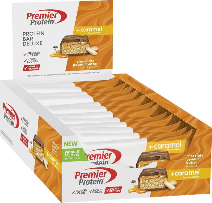 Premier Protein Protein Bar Deluxe (Peanut Butter, 12 pcs., 600 g)