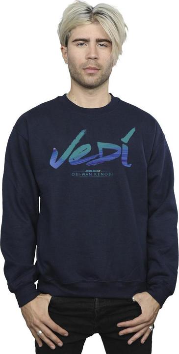 Immagine prodotto Star Wars Obi-Wan Kenobi Jedi Painted Font Felpa Uomo (XL)