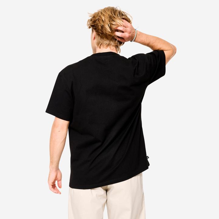 Produktbild Oxelo T-Shirt kurzarm Skateboarding - TS500 Trafic schwarz (L)