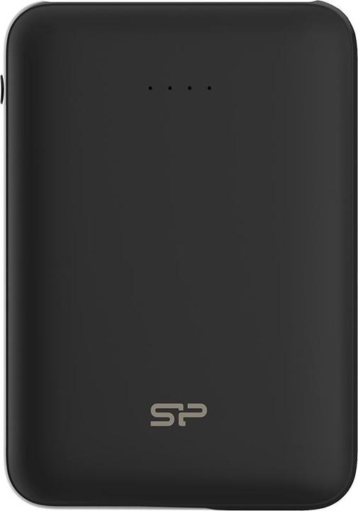 Silicon Power PowerBank Cell C100 SP10KMAPBK100CPK (10000 mAh, Micro-USB Typ B, Kolor Czarny) (10000 mAh, 37 Wh)