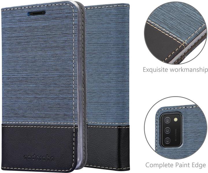 Actual product image Cadorabo Book Jeans Optics Cover (Samsung Galaxy A02s)