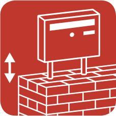 Actual product image Burg Wächter Mailbox stand UNIVERSAL 150