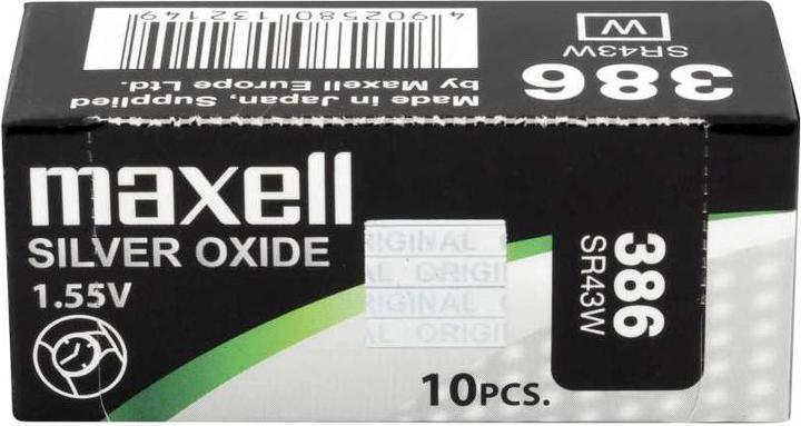 Produktbild Maxell Knopfzelle SR43W (10 Stk., SR43, 125 mAh)