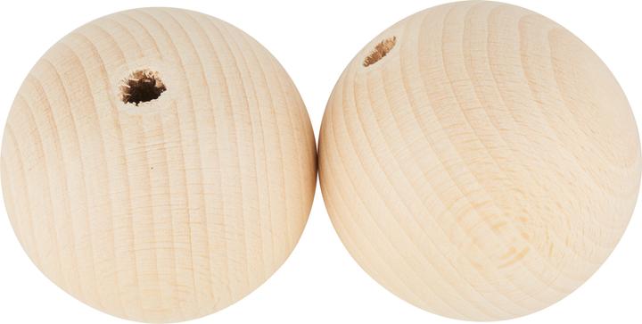 Produktbild VBS Holzkugeln durchgebohrt "Ø 70 mm"
