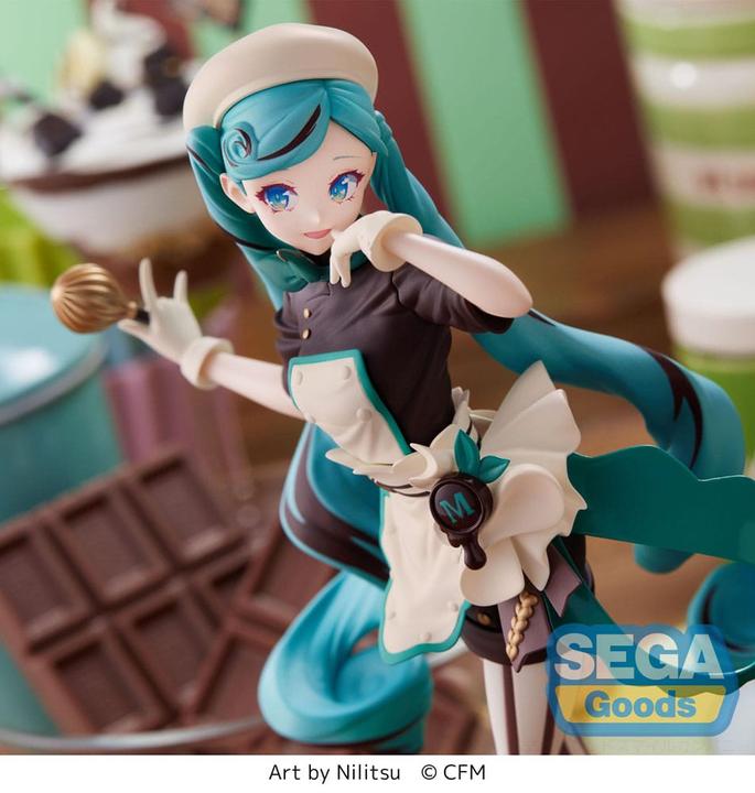 Produktbild Sega Goods Hatsune Miku Series Luminasta PVC Statue Hatsune Miku - Bitter Patissier (re-run) 21 cm