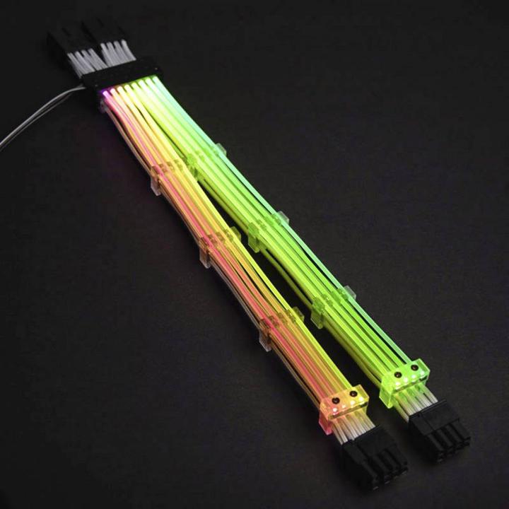 Image du produit Lian-Li Strimer VGA RGB PCIe à 8 broches (Multicolore)