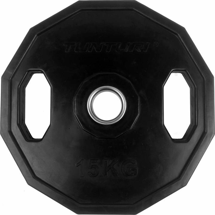 Tunturi Gummierte 15 kg Hantelscheibe 50 mm (1 x 15 kg)
