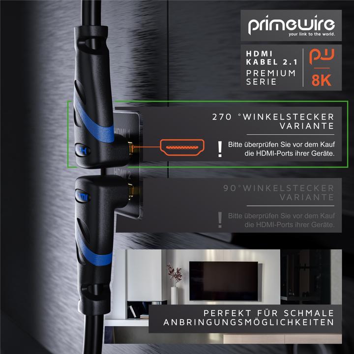 Produktbild Primewire HDMI (Typ A) — HDMI (Typ A) (0.50 m, HDMI)