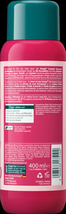 Image du produit Kneipp Bain Crème Douceur Rose (400 ml, Bain moussant)