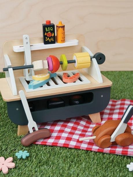 Produktbild Tender Leaf Toys Holzgrill Spielset