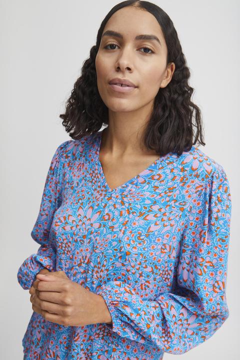 Produktbild B.young bluse mit langen ärmeln und v-ausschnitt, flouri (40)