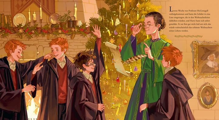 Produktbild Weihnachten in Hogwarts (Deutsch, Ziyi Gao, J.K. Rowling, 2024)