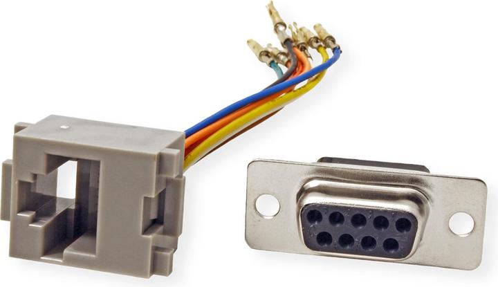 Produktbild Roline RS232 zu RJ45 Adapter (0.09 m)