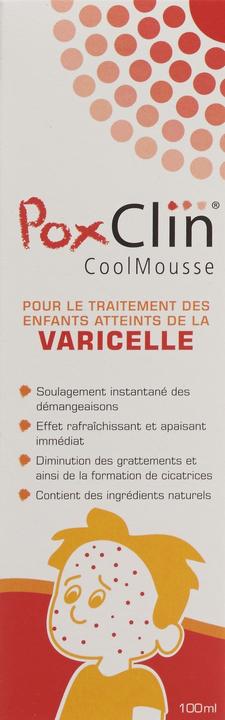 Actual product image Poxclin CoolMousse for chickenpox pointed leaves foam spray (100 ml, Foam)