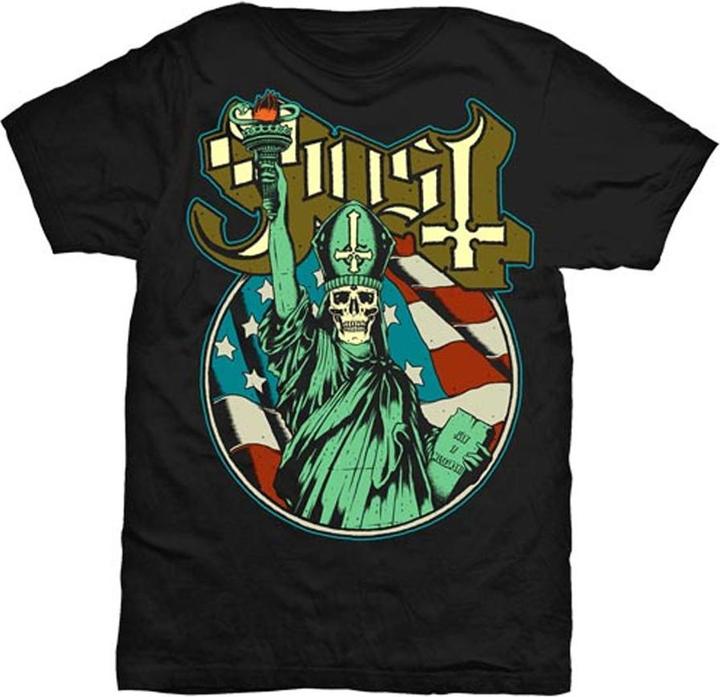 Immagine prodotto Ghost Maglietta Statua della Libertà Adulto Unisex (L)