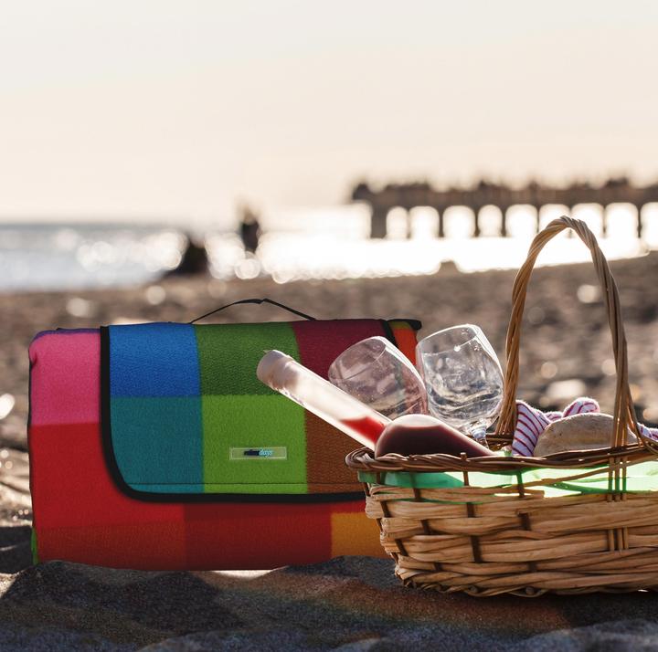 Actual product image Relaxdays Picnic blanket