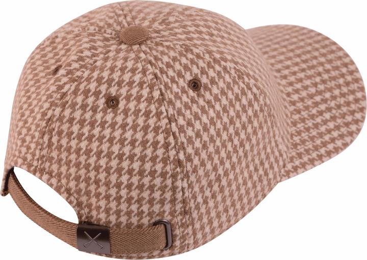 Actual product image Béton X Ciré curved visor cap houndstooth (S/M)