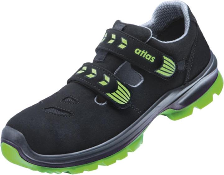 Actual product image Atlas Men's S1 safety sandals "SL 26 green" 2.0 black size 40 (S1, 40)