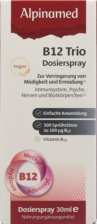 Actual product image Alpinamed B12 Trio (1 Piece, Spray, 120 g)