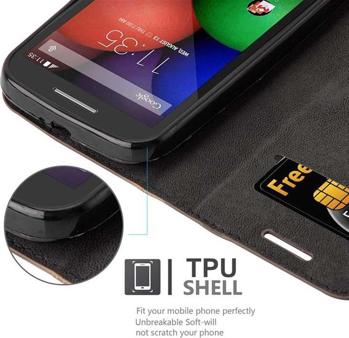 Produktbild Cadorabo Book Invisible Magnet Cover (Motorola Moto E)