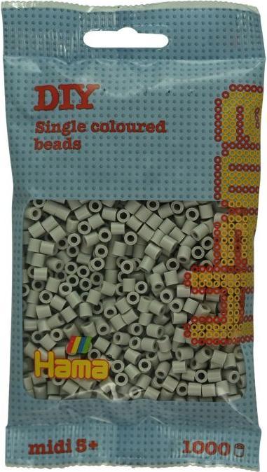 Produktbild Hama Perlen Midi - Kieselgrau 1000 Perlen