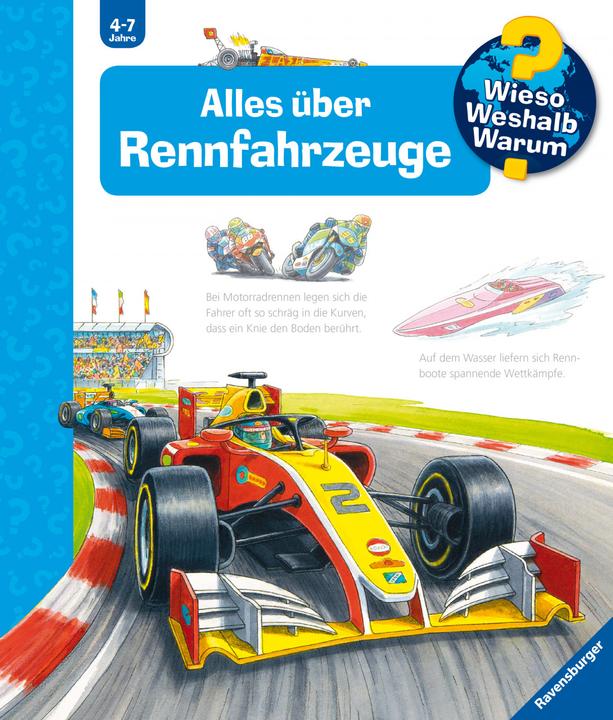 Produktbild Ravensburger Alles über Rennfahrzeuge (Deutsch, Susanne Gernhäuser, 2018)