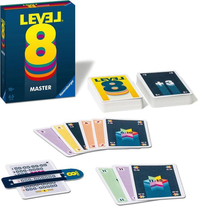 Produktbild Ravensburger Meisterkartenspiel der Stufe 8 (Italienisch, Deutsch, Niederländisch, Französisch)
