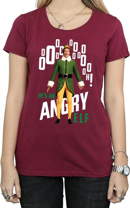 Actual product image Elf Womens/Ladies Angry Cotton T-Shirt (S)