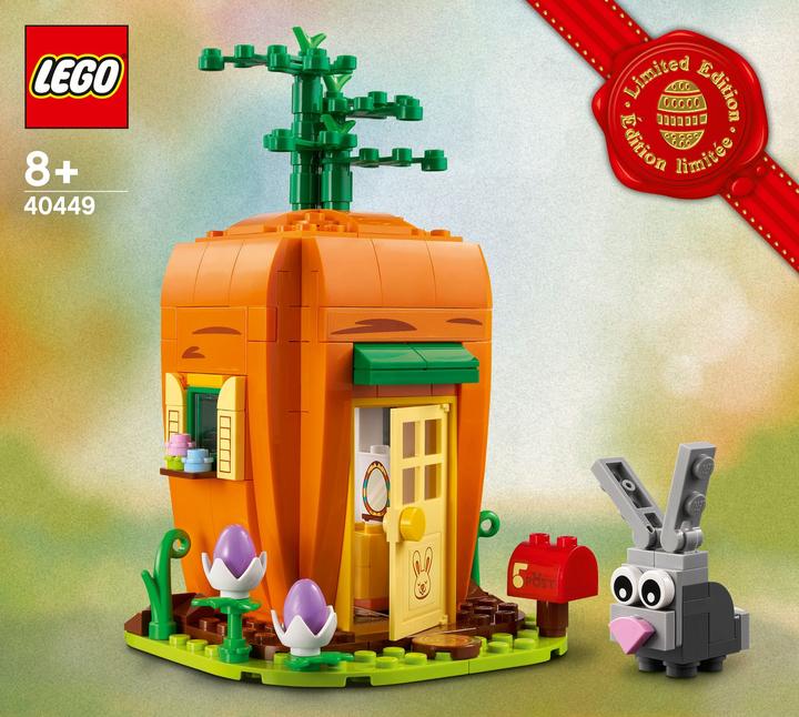 Immagine prodotto LEGO Casa della carota del coniglietto di Pasqua (40449, Set LEGO rari)