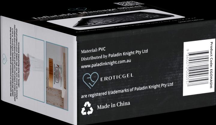 Actual product image Eroticgel OHASHI Nuru PVC inflatable massage sheet, black