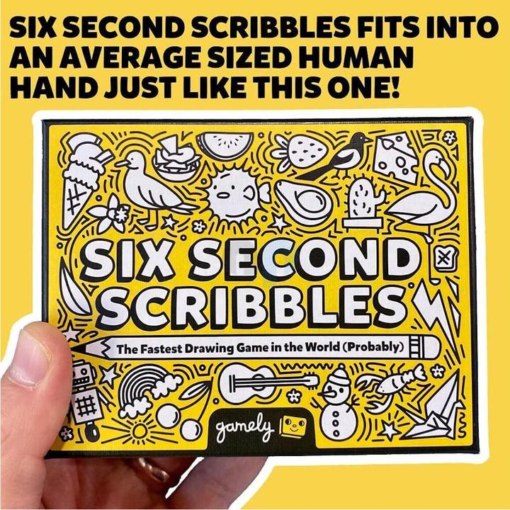 Produktbild Gamely SIX SECOND SCRIBBLES - The fastest Drawing Game in the World (Probablay) (Englisch)