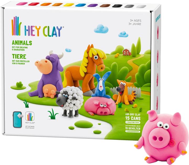 TM Toys Hey Clay Animals 15 tins