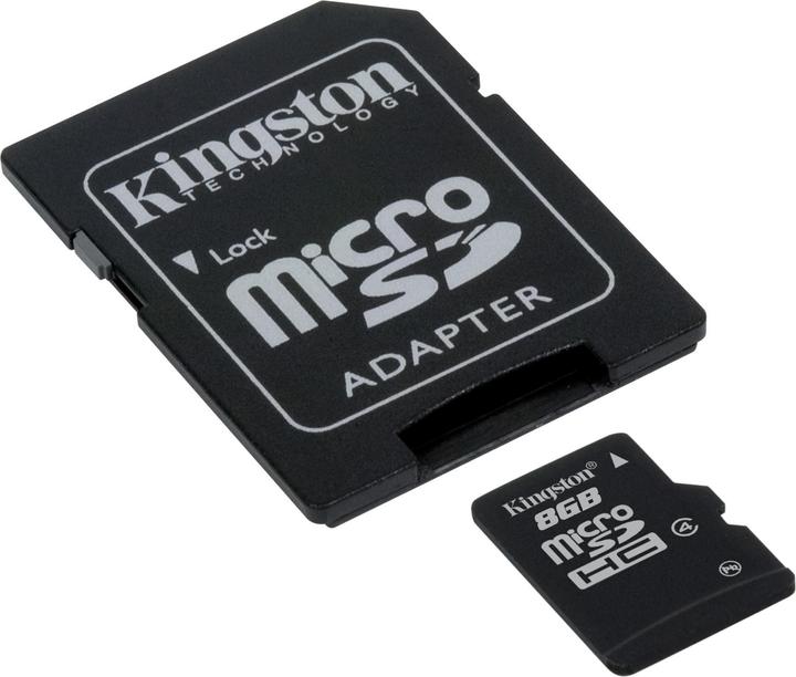 Produktbild Kingston microSDHC 8GB (8 GB, microSDHC)