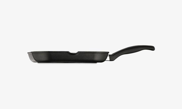 Produktbild WMF Grillpfanne eckig Steakpfanne Pfanne 27cm Aluminium beschichtet PFOA-frei (27 cm, Grillpfanne, Aluminium)