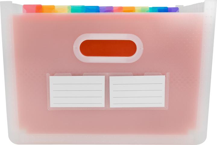 Actual product image Idena Document folder A4 24 compartments transparent (A4)
