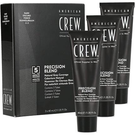 Produktbild American Crew Classic Precision Blend 2-3 Dark Grey 40ml - Pack of 3