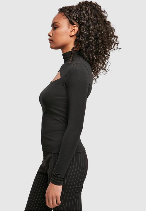 Image du produit Urban Classics Manches longues à col roulé avec découpes pour femmes (XXL)