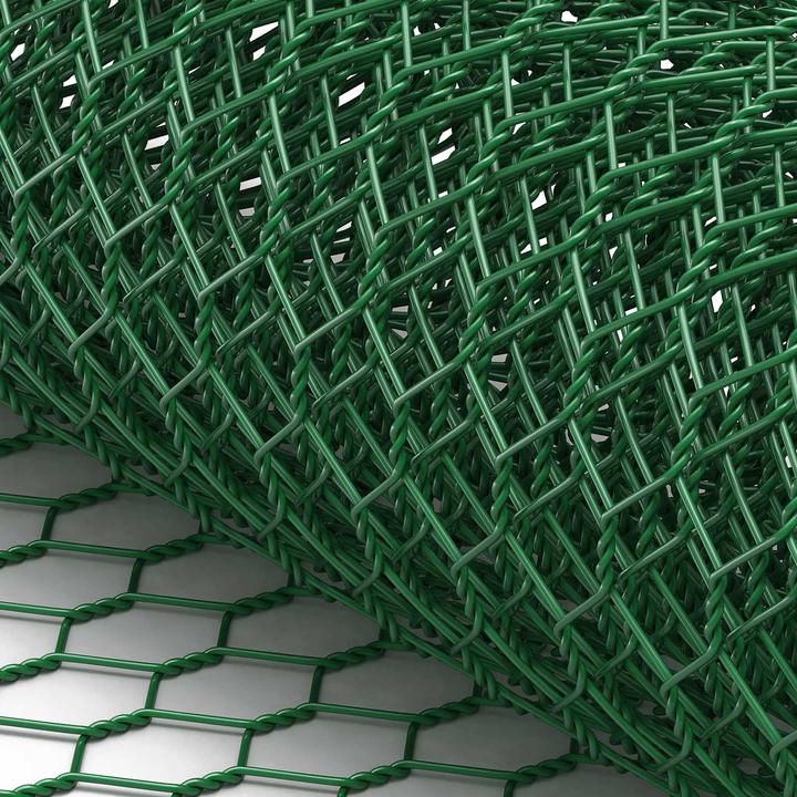 Immagine prodotto Wiltec Rete metallica verde 25x25mm Quadrati 10m Rotolo, 90cm Larghezza, in acciaio zincato rivestito in