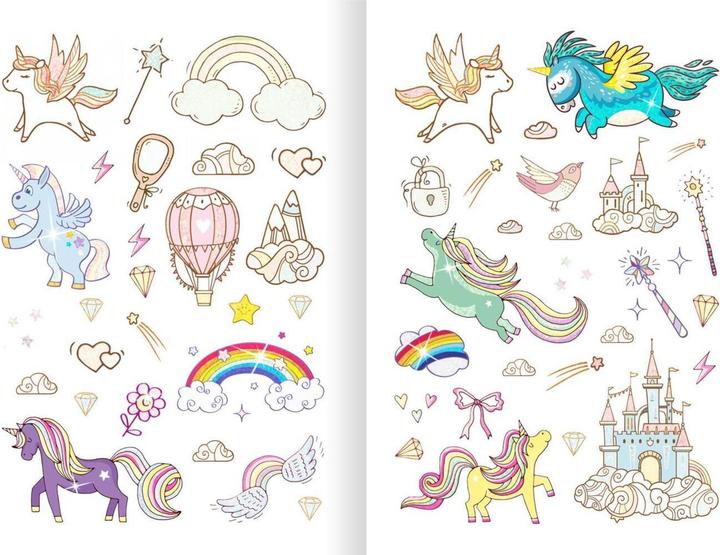 Immagine prodotto ARS Glitzerspass Einhorn-Sticker