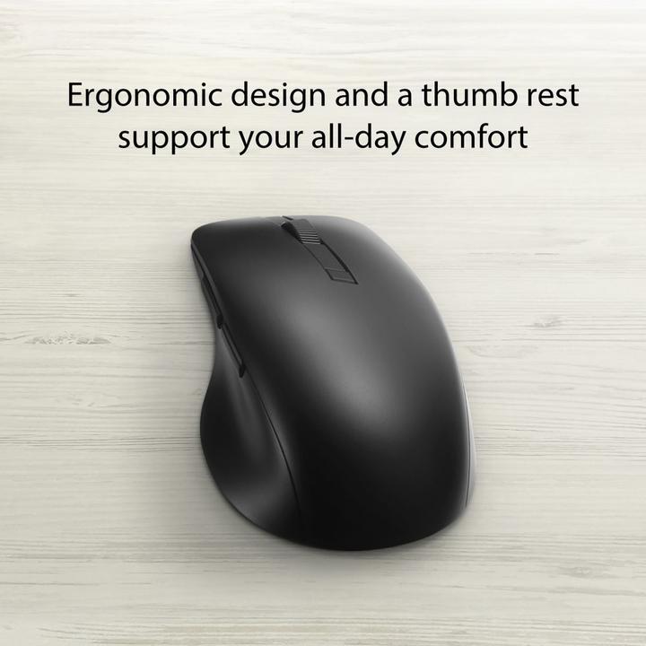 Produktbild ASUS MD200 /BK mouse Ambidextrous RF Wireless + Bluetooth Optical 4200 DPI (Kabellos)