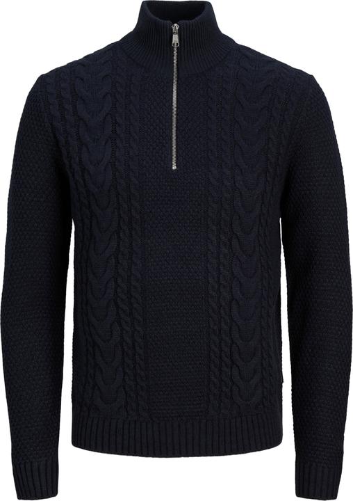 Immagine prodotto Jack & Jones Zip a quarto di dollaro monocolore Zip a quarto di dollaro (XXL)