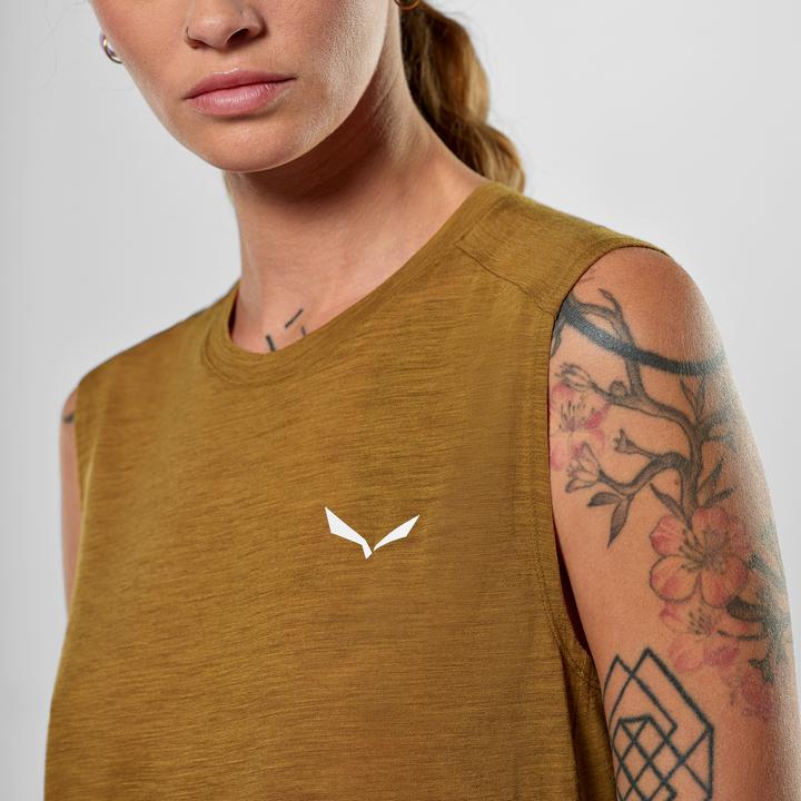 Actual product image Salewa Eagle Minilogo Merino Tank Top Da (40, 46, L)
