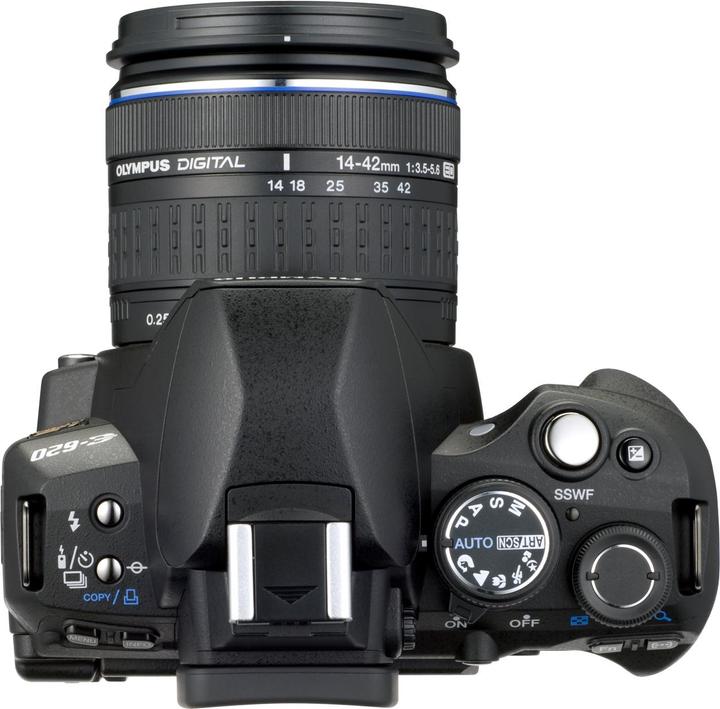 Actual product image Olympus E-620, DSLR, 12 Mpixel, body incl. HLD-5 grip (12.30 Mpx)
