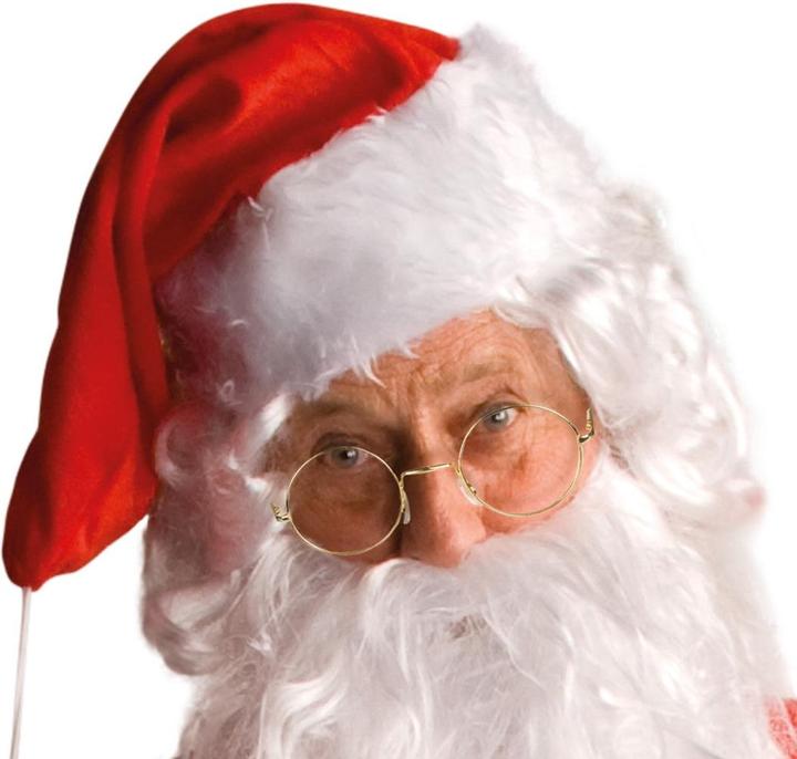 Image du produit Nikolaus Lunettes père noël rond or