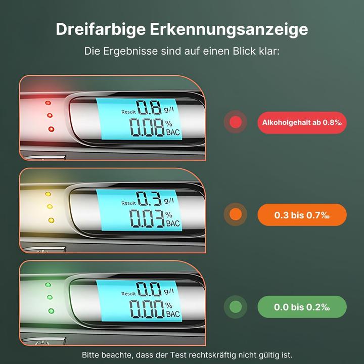 Produktbild Hermex Alkoholtester digitaler LCD-Schnelltest