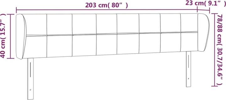 Immagine prodotto VidaXL Sherwynd (203 x 23 x 88 cm)