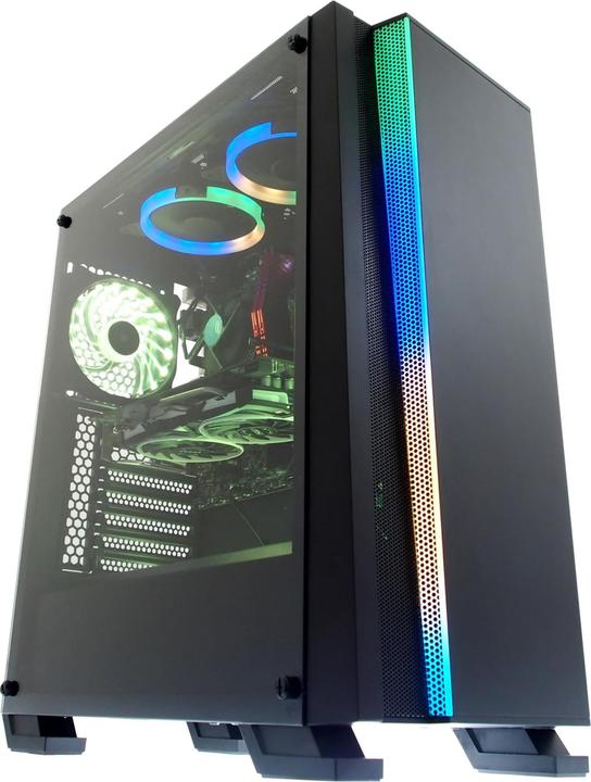 iBox Housing WIZARD 4 GAMING OW4 (ATX, black) (ATX)
