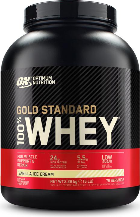 Optimum Nutrition 100% Whey Gold Standard (Vanille, 1 Stk., 2273 g)